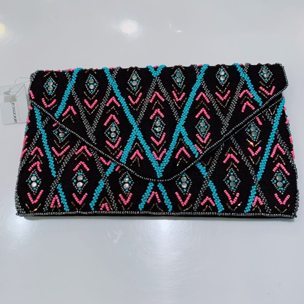 Francesca’s Beaded Clutch